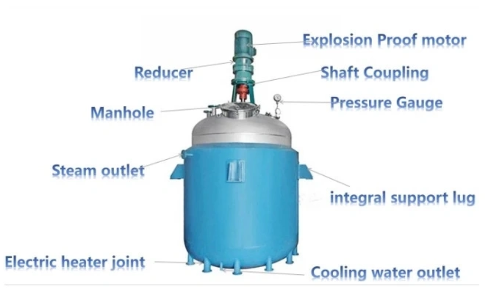 50T internal-coil reactor for plasticizer plant