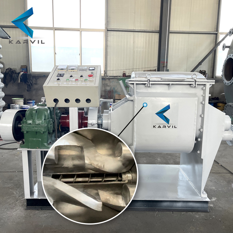 Stainless Steel Vacuum Sigma Kneader Mixer Machine for Silicone Rubber 